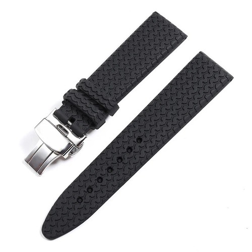 21mm silicone rubber watch - 21mm,