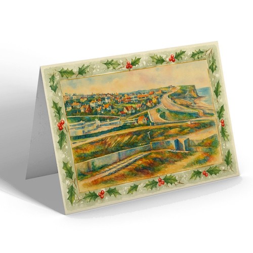 Christmas card saltdean - card,