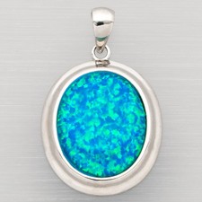 Oval Ocean Blue Fire Opal