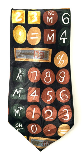 Math tie calculator men - math, men's