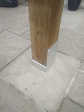 6x6 Bolt Down Post Support Galvanised Square Wooden Posts Holder 150mm x 150mm