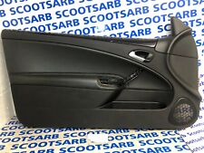 SAAB 9-3 93 Convertible Front Left Door Card Panel Jet Black Col298 Top Trim 08+