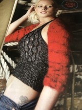 Bright Spark, Knitting Pattern for Ladies Zara Shrug by Claire Montgomerie