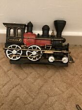 Vintage Cast Iron steam engine Train  Door Stop Locomotive Railway 10 inch long