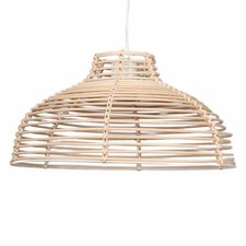 Natural Wicker Rattan Ceiling Light Shade Pendant Lampshade Easy Fit Scandi Boho