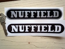 NUFFIELD TRACTOR STICKERS 6"