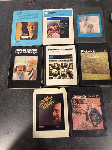 Eight track tapes - of, 8