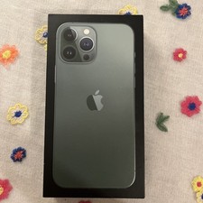 iPhone 13 ProMax in green empty original Slim box only no accessories 