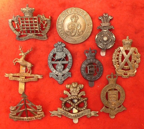 British army cap badges job - 10,