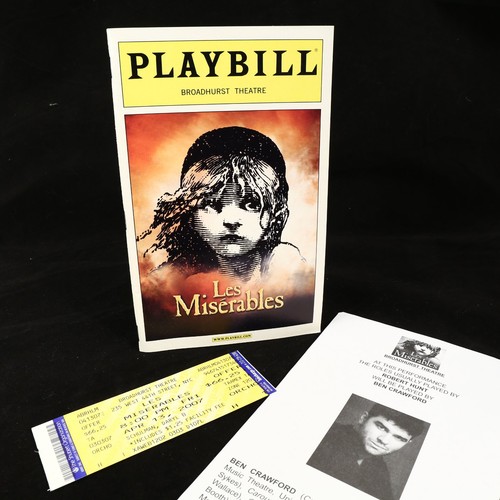 Les miserables playbill - les,