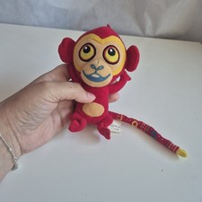 Tinga Tinga Tales Monkey Soft Toy Plush Red Small