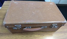Vintage Small Brown Suitcase