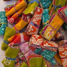 Vintage Cotton Sari Remnants 