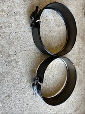 Twin Wall Locking Band Black for Insulated Flue Pipe Wood and Multifuel Stoves