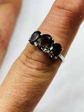 TJC silver and smoky quartz or