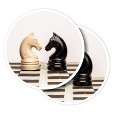 2x Vinyl Stickers Chess