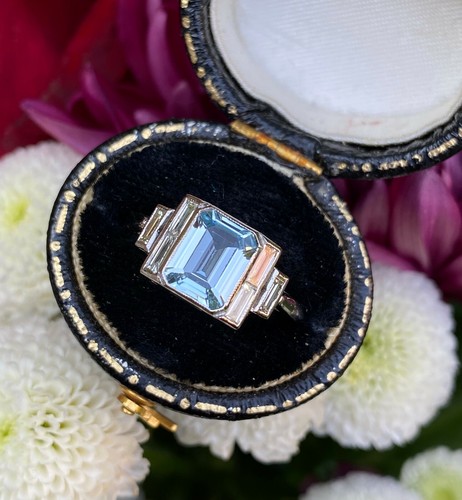 Art deco aquamarine and - deco,