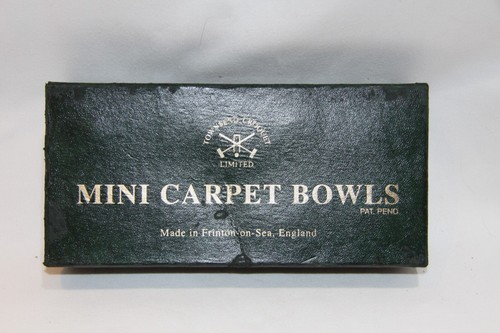 Vintage mini carpet bowls - mini, by