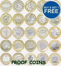 UK PROOF £2 TWO Pound Coins