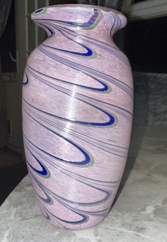 Hand blown glass iridescent - hand,