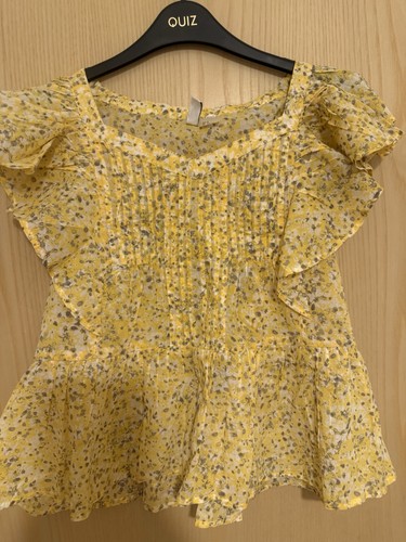 Divided yellow floral - yellow,