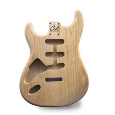 Left Handed Stratocaster Guitar Body SSS – Unfinished – 2 Piece American Alder