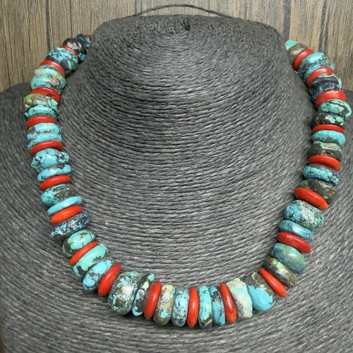 Vintage turquoise coral - turquoise,