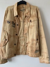 tom wolfe denim jacket size L