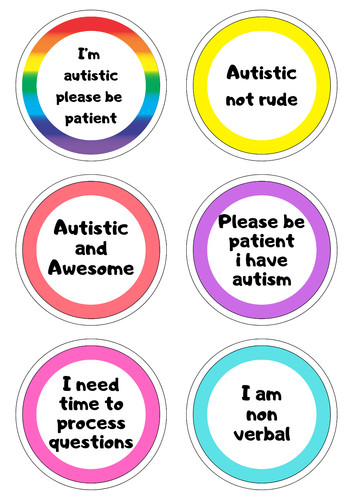 Disability pin badges - disability,