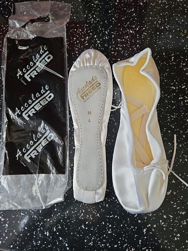 New freed white satin ballet - new,