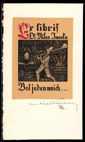 Exlibris milan iwanta - dr.,