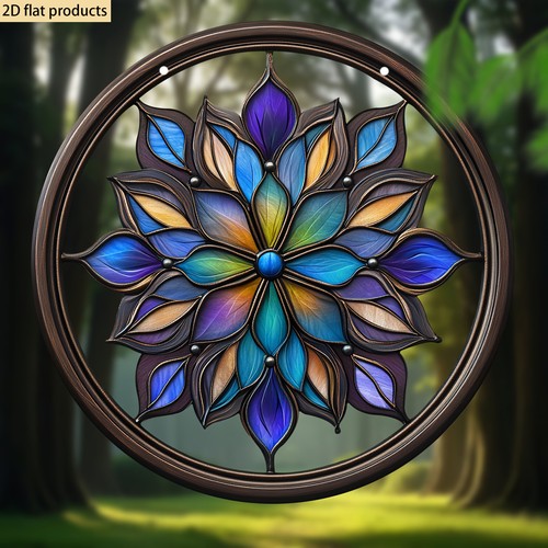 Colorful flower acrylic - flower,