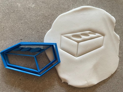House brick cookie - brick,