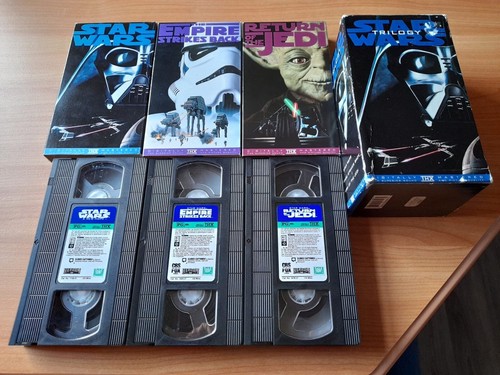 Star wars trilogy vhs - star, tape