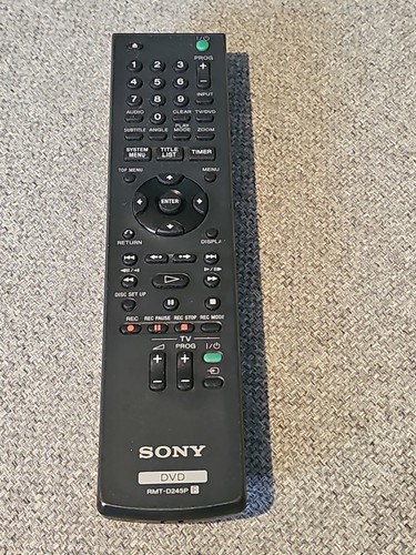 Sony dvd remote rmt - sony, rmt-d245p