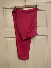 Zara Satin Trousers Size M Pink