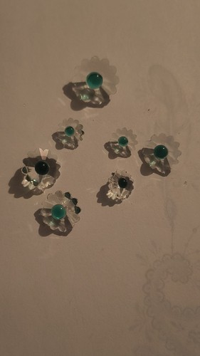 Green swarovski crystal - 7,