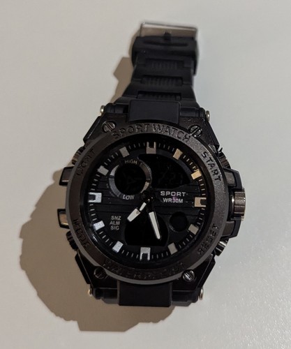 Sports style quartz wrist - sports,