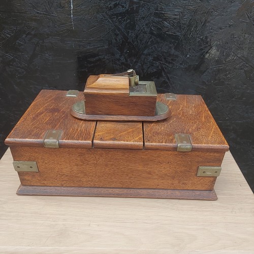 Antique oak cigar - oak, humidor