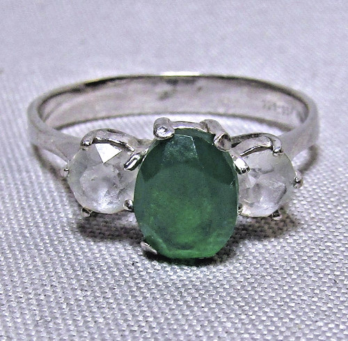 Sterling silver oval deep - sterling,