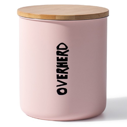 Overherd storage tin - storage, metal