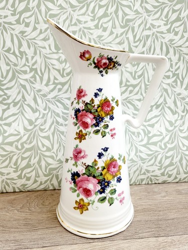Vintage large white - vintage, floral