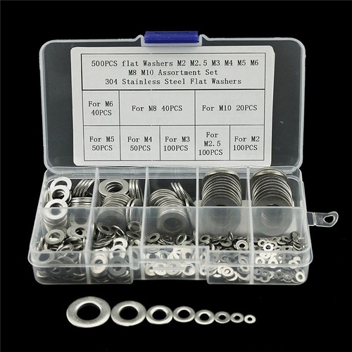 500pc stainless steel flat - stainless,