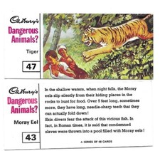 Cadburys - Strange But True - Dangerous Animals(1970) - Choose From List (C5)