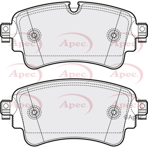 Brake pads set for audi - pads,