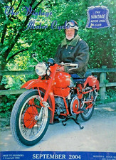 the old vintage motor cycle club mag norton commando, douglas, triumph sep 04