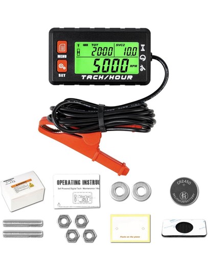 Digital tachometer hour meter - digital,