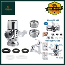 Brass 3-Way Shower Diverter
