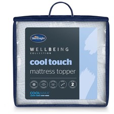 Silentnight Mattress Topper Cool Touch Memory Foam King Size Wellbeing 8cm