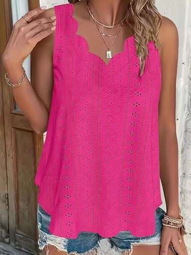Ladies casual scallop - ladies,